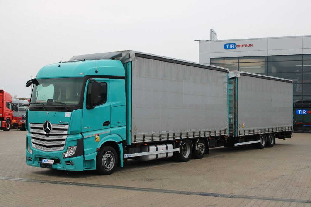 Mercedes-Benz Actros 2542, 6x2,EURO 6 + TRAILER PANAV TV018L - Curtainsider truck: picture 1 Mercedes-Benz Actros 2542, 6x2,EURO 6 + TRAILER PANAV TV018L - Curtainsider truck: picture 1