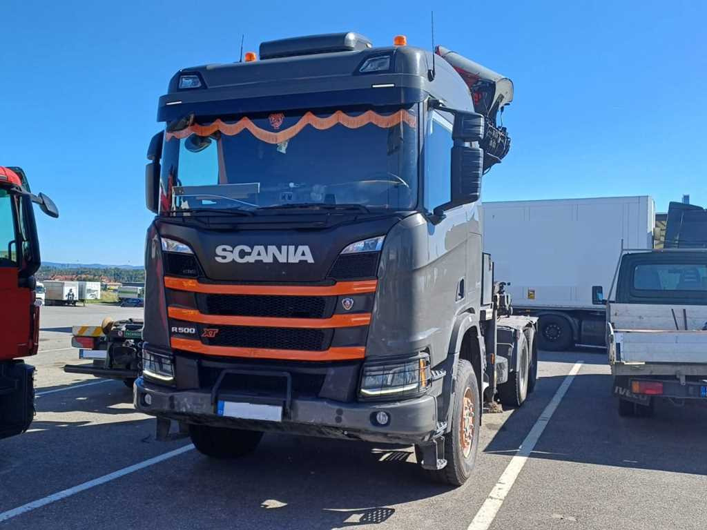 Scania R500, 6x6, RETARDER, OPTICRUISE, PALFINGER EPSILON S260Z96 - Tractor unit: picture 1 Scania R500, 6x6, RETARDER, OPTICRUISE, PALFINGER EPSILON S260Z96 - Tractor unit: picture 1