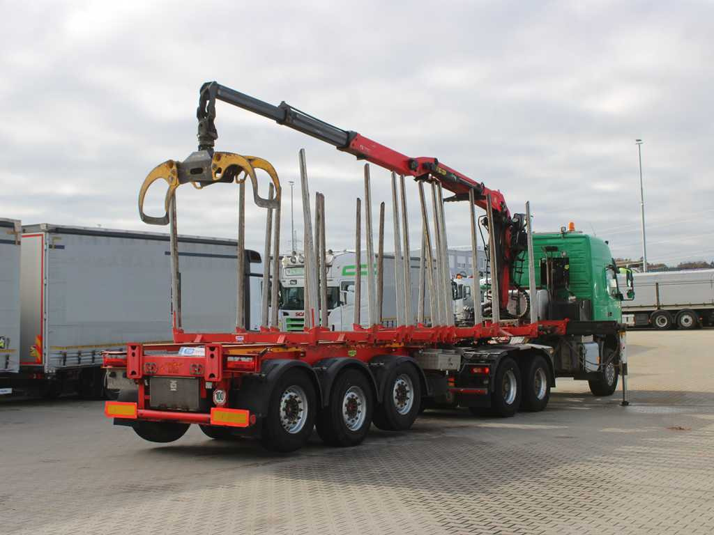 Volvo FM 540, EURO 6, 6X6, VEB+, PALFINGER Q170Z96 ARM + UMIKOV, PRICE FOR THE WHOLE SET!! - Tractor unit, Timber semi-trailer: picture 5 Volvo FM 540, EURO 6, 6X6, VEB+, PALFINGER Q170Z96 ARM + UMIKOV, PRICE FOR THE WHOLE SET!! - Tractor unit, Timber semi-trailer: picture 5