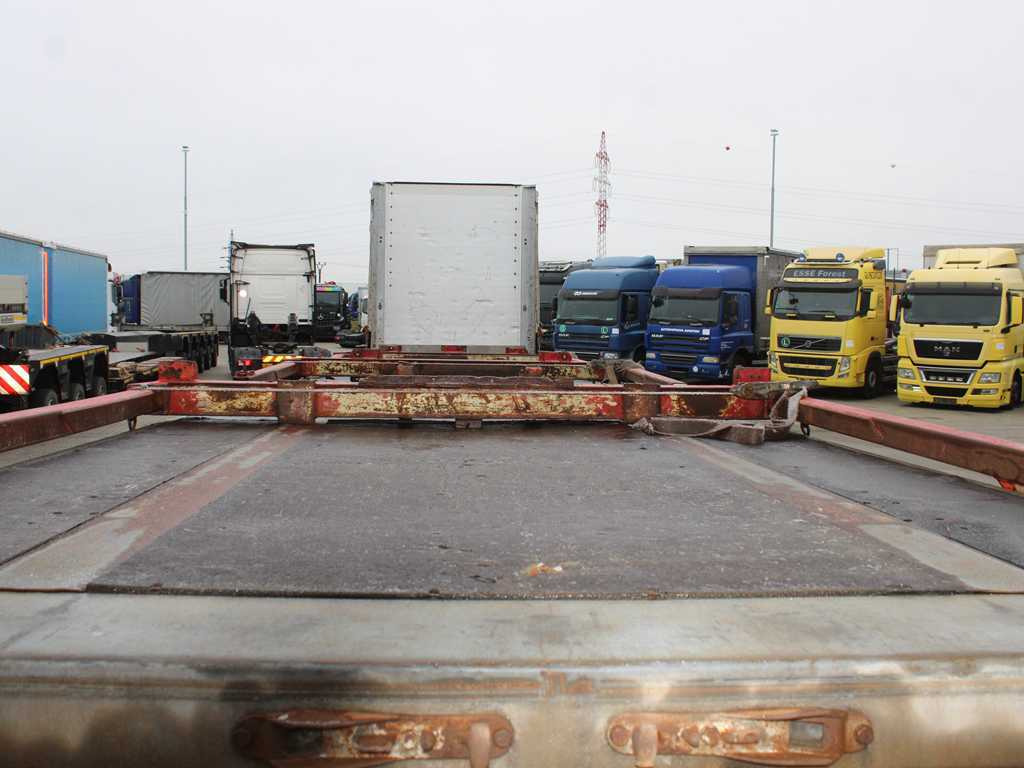 Dropside/ Flatbed semi-trailer ZASŁAW D-651A, LIFTING AXLE: picture 7