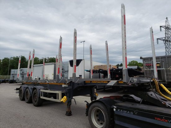 DOLL Holzauflieger H3S-12, Tydraul , Langholz,  2+4 verstellbare Rungenpaare, Langholz, Liftachse, - Timber semi-trailer: picture 5 DOLL Holzauflieger H3S-12, Tydraul , Langholz,  2+4 verstellbare Rungenpaare, Langholz, Liftachse, - Timber semi-trailer: picture 5