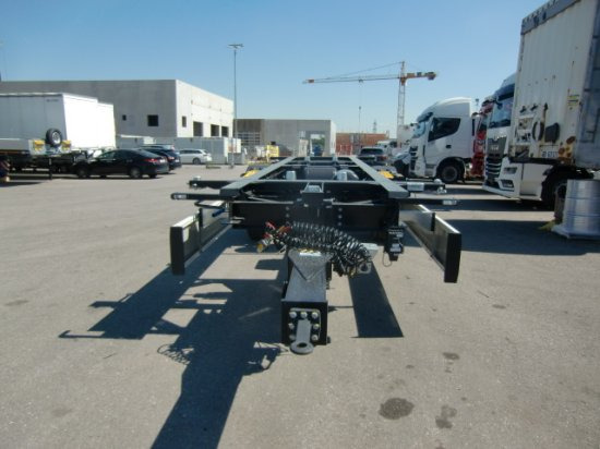 Krone 1-Achs Lafette Krone Achse, Heckabstützung, - Container transporter/ Swap body trailer: picture 2 Krone 1-Achs Lafette Krone Achse, Heckabstützung, - Container transporter/ Swap body trailer: picture 2