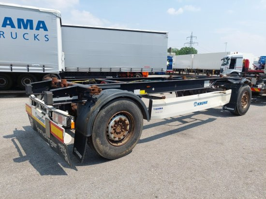 Krone AZ 18, Standard-Lafette Krone-Achsen, - Container transporter/ Swap body trailer: picture 2 Krone AZ 18, Standard-Lafette Krone-Achsen, - Container transporter/ Swap body trailer: picture 2