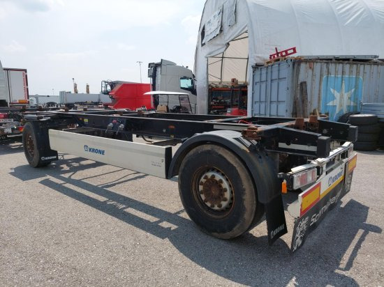 Krone AZ 18, Standard-Lafette Krone-Achsen, - Container transporter/ Swap body trailer: picture 4 Krone AZ 18, Standard-Lafette Krone-Achsen, - Container transporter/ Swap body trailer: picture 4