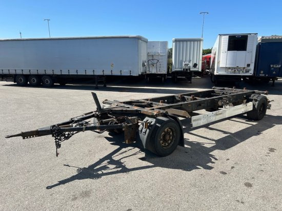 Krone AZW, Maxi BDF-Lafette, BPW-Achsen - Container transporter/ Swap body trailer: picture 1 Krone AZW, Maxi BDF-Lafette, BPW-Achsen - Container transporter/ Swap body trailer: picture 1