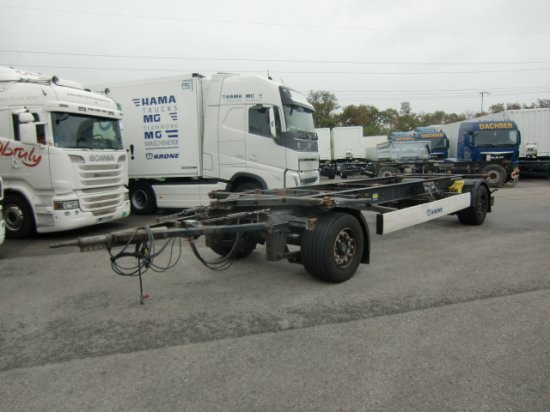 Krone Maxi Lafette BPW Achsen 3 Stück - Container transporter/ Swap body trailer: picture 1 Krone Maxi Lafette BPW Achsen 3 Stück - Container transporter/ Swap body trailer: picture 1