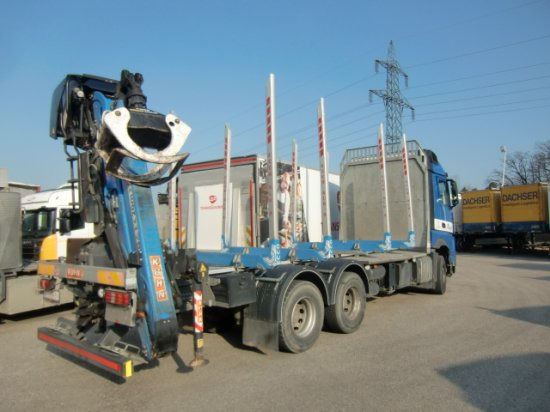 Mercedes-Benz Arocs 3353 6x4 Holztransp., Palfinger Kran Epsilon - Timber truck, Crane truck: picture 4 Mercedes-Benz Arocs 3353 6x4 Holztransp., Palfinger Kran Epsilon - Timber truck, Crane truck: picture 4