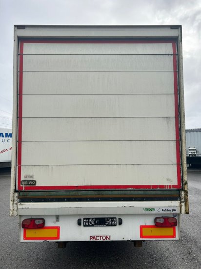 Closed box semi-trailer Pacton TRD 345, 3-Achs Rollboden, Kofferauflieger, Förderband, 2xLenkachse!: picture 6