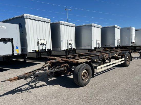 Renders Standard-Lafette BDF, BPW-Achsen - Container transporter/ Swap body trailer: picture 1 Renders Standard-Lafette BDF, BPW-Achsen - Container transporter/ Swap body trailer: picture 1