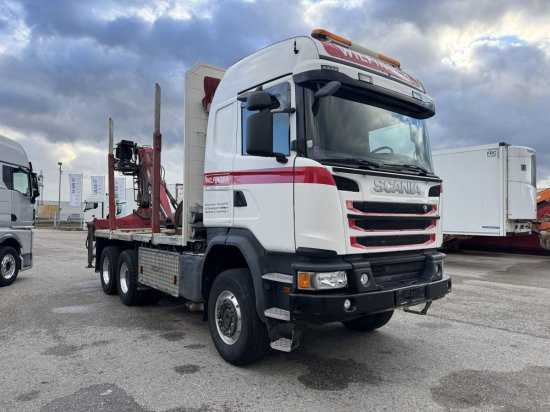 Scania G490 6X6  Blatt-Blatt Penz Kran 12.Z8.70 - Timber truck, Crane truck: picture 1 Scania G490 6X6  Blatt-Blatt Penz Kran 12.Z8.70 - Timber truck, Crane truck: picture 1