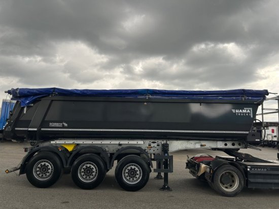 Schmitz Kippmulde 24m³, Stahl-light Chassis, Liftachse, Rollplane - Tipper semi-trailer: picture 5 Schmitz Kippmulde 24m³, Stahl-light Chassis, Liftachse, Rollplane - Tipper semi-trailer: picture 5