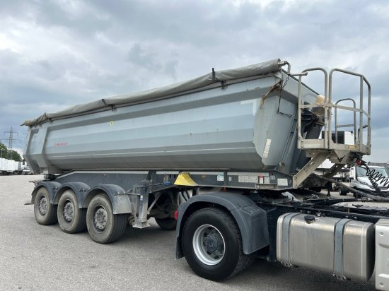 Schwarzmüller Kippmulde 25m³, SAF, Rollplane, Podest, HYVA - Tipper semi-trailer: picture 4 Schwarzmüller Kippmulde 25m³, SAF, Rollplane, Podest, HYVA - Tipper semi-trailer: picture 4