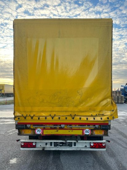 Schwarzmüller Spezialauflieger Schräglader, Coilmulde, Liftachse, Edscha-Verdeck, - Curtainsider semi-trailer: picture 5 Schwarzmüller Spezialauflieger Schräglader, Coilmulde, Liftachse, Edscha-Verdeck, - Curtainsider semi-trailer: picture 5