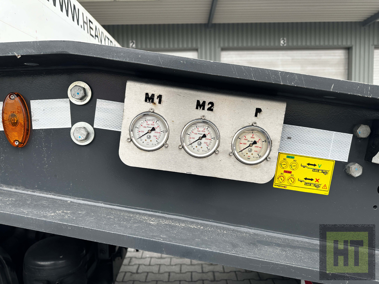 Faymonville 5-Achs-Tele-Semi-Halbachsen-Twinaxle-hydr Rampen - Low loader semi-trailer: picture 3 Faymonville 5-Achs-Tele-Semi-Halbachsen-Twinaxle-hydr Rampen - Low loader semi-trailer: picture 3