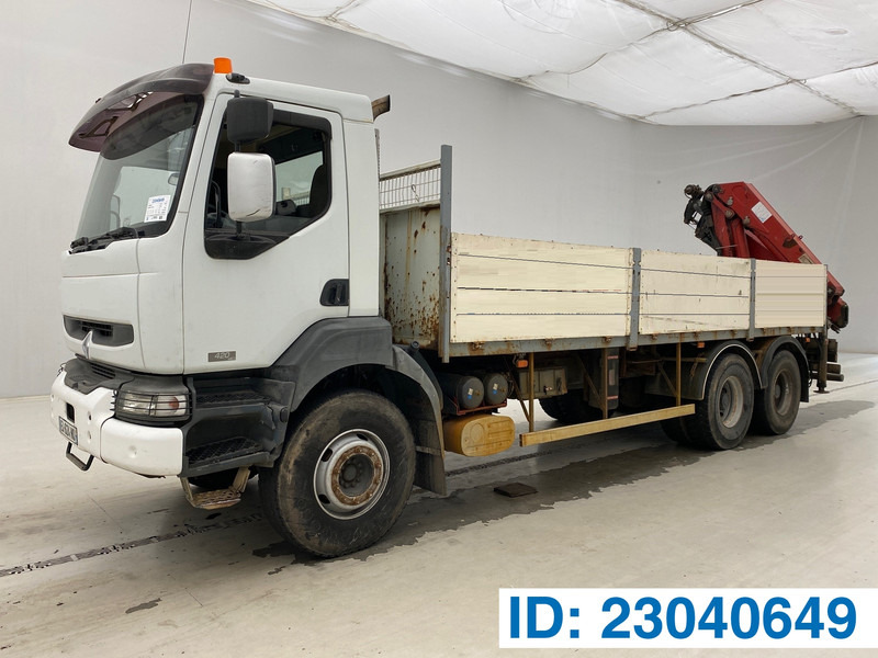 Renault Kerax 420 DCi - 6x4 - Dropside/ Flatbed truck, Crane truck: picture 1 Renault Kerax 420 DCi - 6x4 - Dropside/ Flatbed truck, Crane truck: picture 1