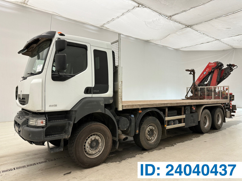 Renault Kerax 460 DXi - 8x4 - Dropside/ Flatbed truck, Crane truck: picture 1 Renault Kerax 460 DXi - 8x4 - Dropside/ Flatbed truck, Crane truck: picture 1