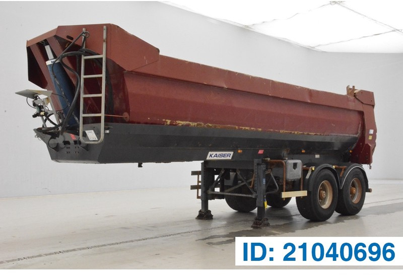Robuste Kaiser 26 cub in steel - Tipper semi-trailer: picture 1 Robuste Kaiser 26 cub in steel - Tipper semi-trailer: picture 1