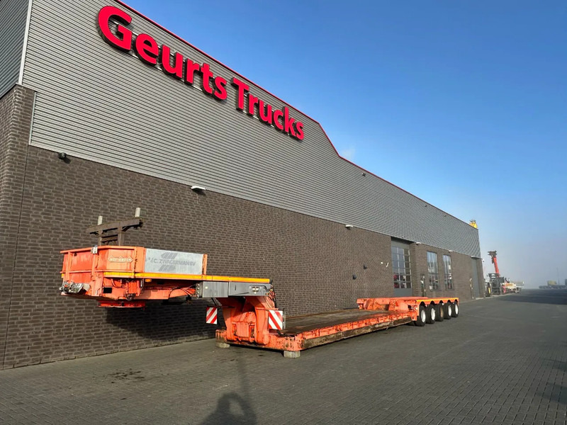 Nooteboom EURO-100-05 DIEPLADER / TIEFLADER / LOW LOADER MET HYDRAULISCH VERING EN STUURASSEN - Low loader semi-trailer: picture 2 Nooteboom EURO-100-05 DIEPLADER / TIEFLADER / LOW LOADER MET HYDRAULISCH VERING EN STUURASSEN - Low loader semi-trailer: picture 2