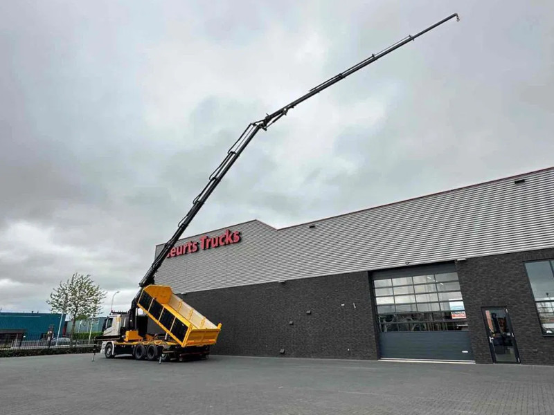 Scania R530 V8 NGS 8X4 TRIDEM MET HYVA 2Z KIPPER + HMF 5020-K6 + JIB FJ1000-K5 KRAAN/KRAN/CRANE/GRUA - Tipper, Crane truck: picture 4 Scania R530 V8 NGS 8X4 TRIDEM MET HYVA 2Z KIPPER + HMF 5020-K6 + JIB FJ1000-K5 KRAAN/KRAN/CRANE/GRUA - Tipper, Crane truck: picture 4