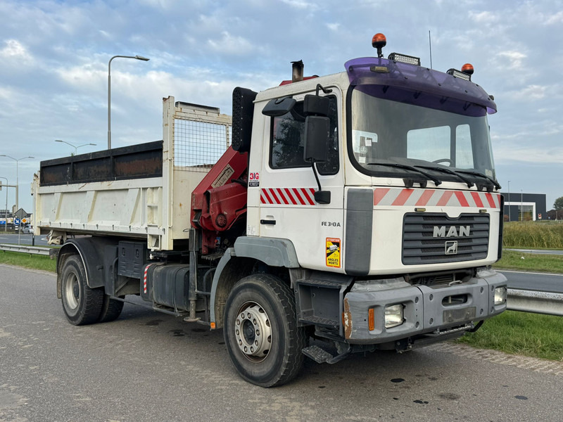 MAN 19.310 4x2 Kipper with HMF 1463K2 Crane - Tipper, Crane truck: picture 3 MAN 19.310 4x2 Kipper with HMF 1463K2 Crane - Tipper, Crane truck: picture 3