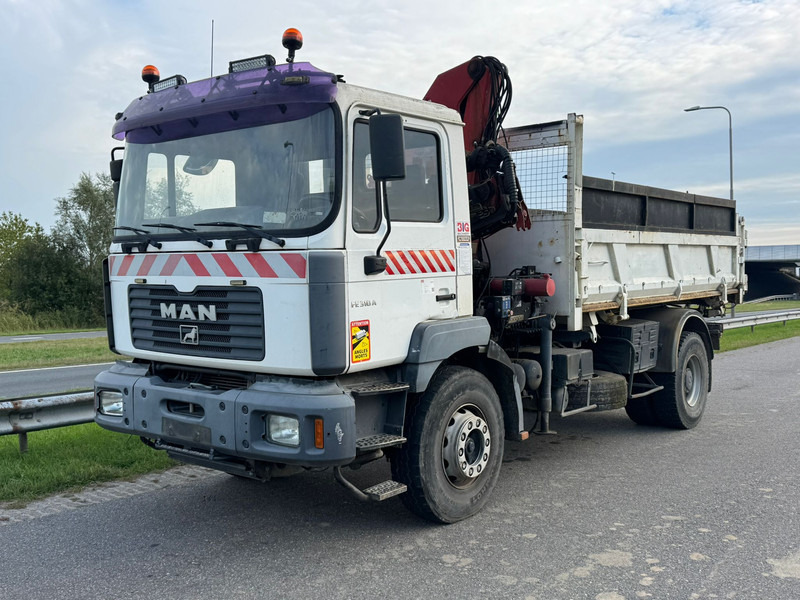 MAN 19.310 4x2 Kipper with HMF 1463K2 Crane - Tipper, Crane truck: picture 1 MAN 19.310 4x2 Kipper with HMF 1463K2 Crane - Tipper, Crane truck: picture 1