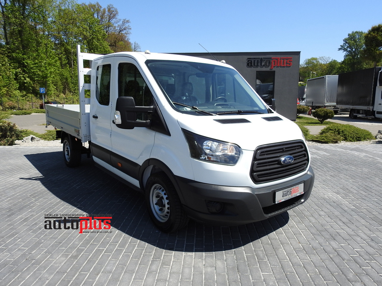 FORD TRANSIT STAKE BODY DOUBLE CABIN DOKA 7 SEATS AIR CONDITIONING 130HP - Flatbed van: picture 1 FORD TRANSIT STAKE BODY DOUBLE CABIN DOKA 7 SEATS AIR CONDITIONING 130HP - Flatbed van: picture 1