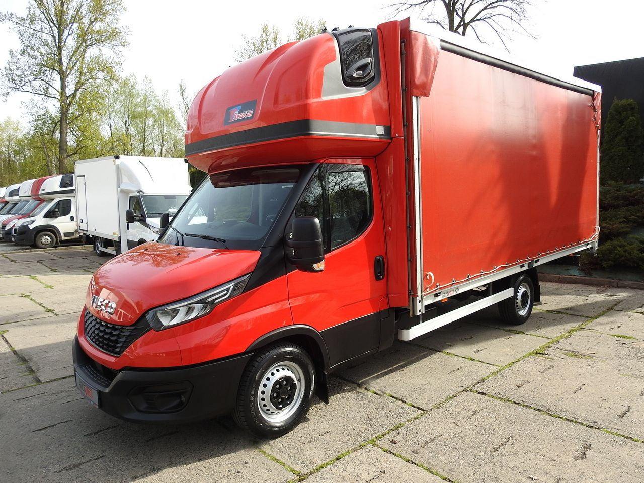 Curtain side van IVECO DAILY 35S18 TARPAULIN 10 PALLETS WEBASTO CRUISE CONTROL LED LIGHTS AIR CONDITIONING  180HP: picture 6