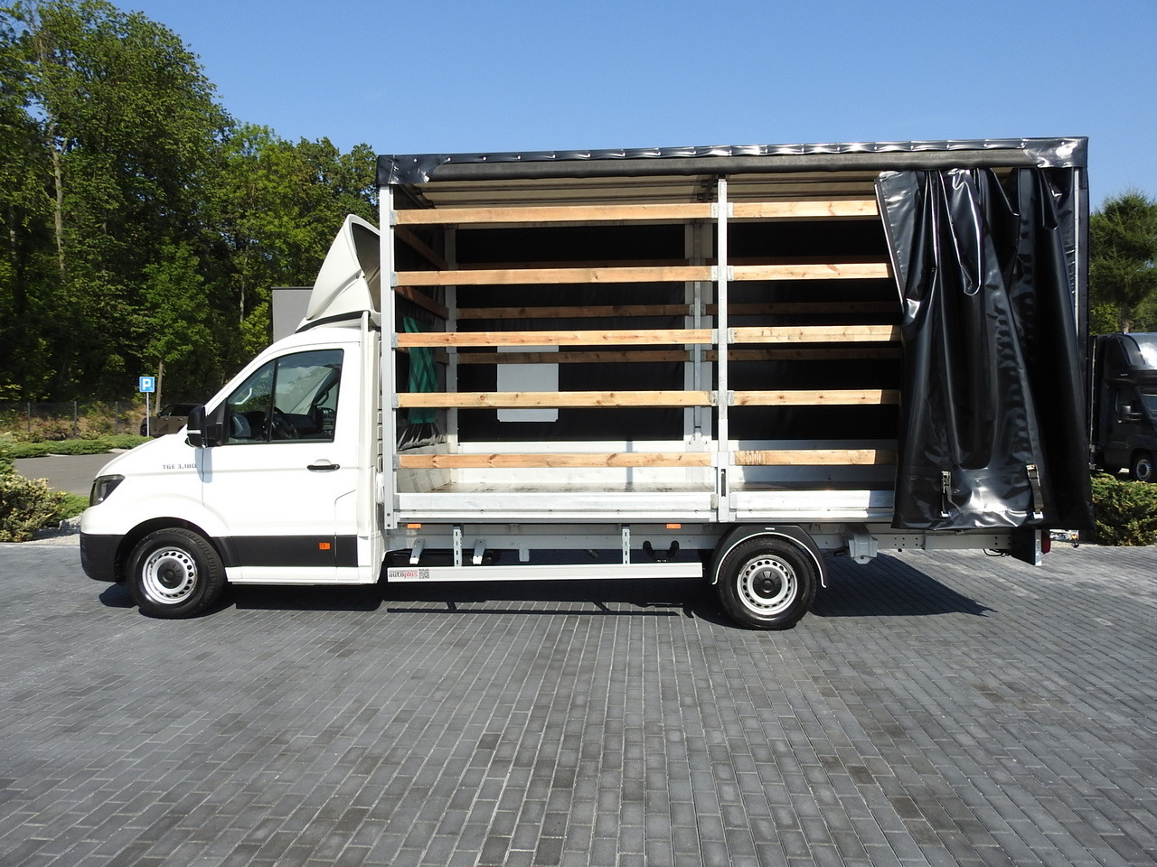 Curtain side van MAN TGE TARPAULIN 10 PALLETS AIR CONDITIONING  180HP: picture 8