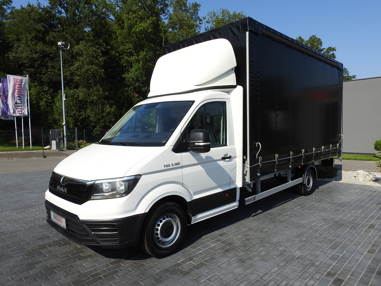 Curtain side van MAN TGE TARPAULIN 10 PALLETS AIR CONDITIONING  180HP: picture 6