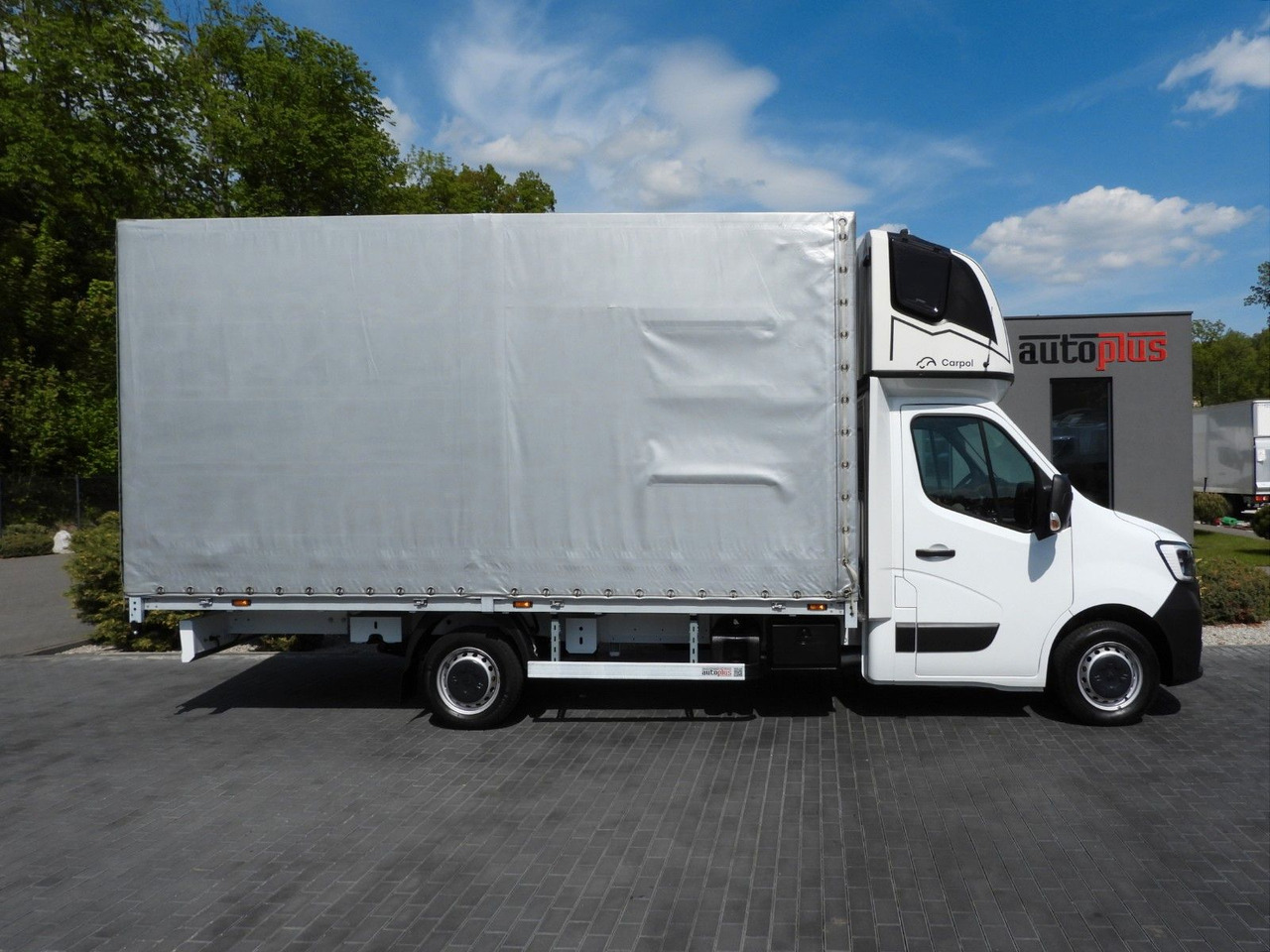 Curtain side van Renault MASTER  PRITSCHE PLANE 10 PALETTEN WEBASTO  A/C: picture 7