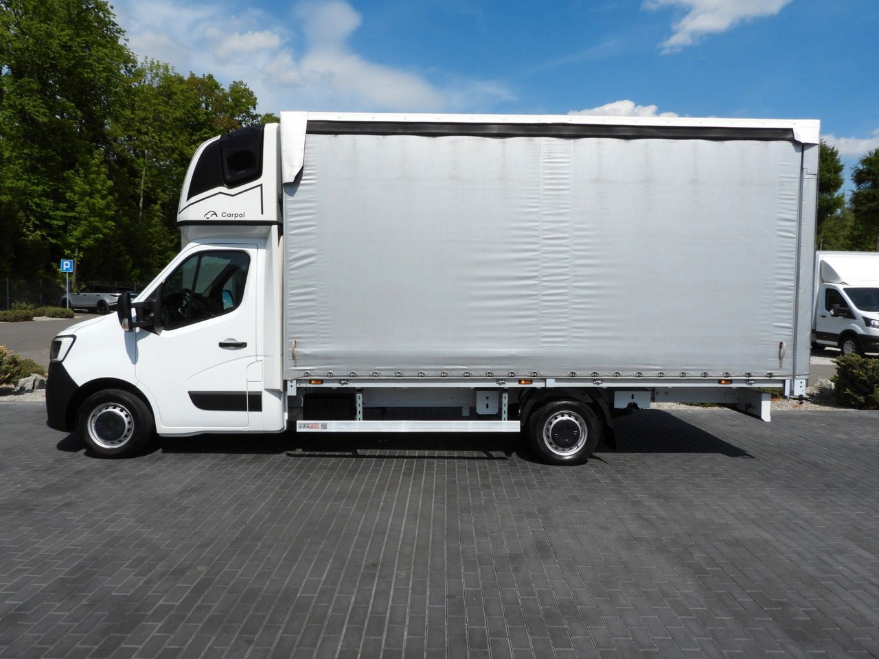 Curtain side van Renault MASTER  PRITSCHE PLANE 10 PALETTEN WEBASTO  A/C: picture 9