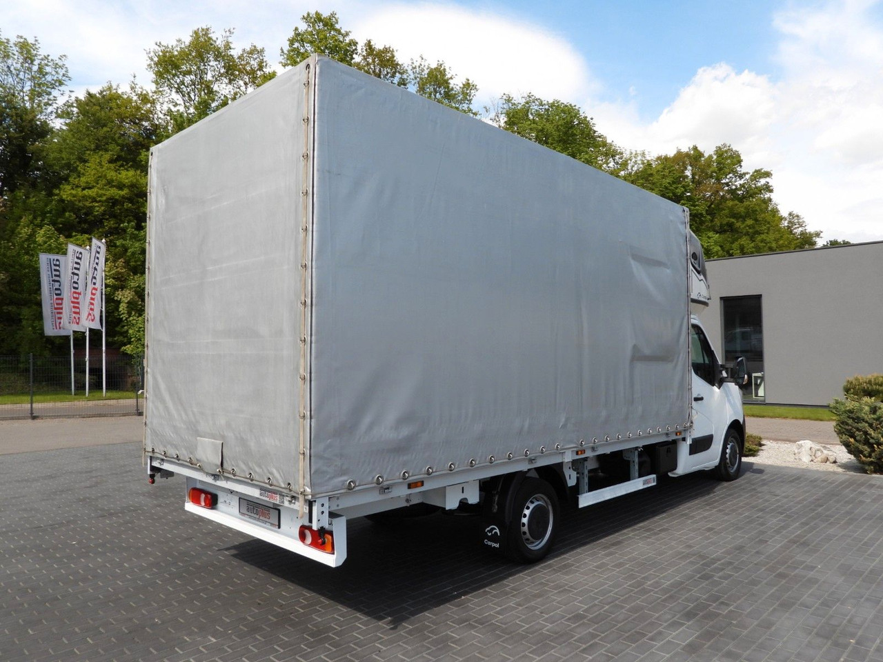 Curtain side van Renault MASTER  PRITSCHE PLANE 10 PALETTEN WEBASTO  A/C: picture 13