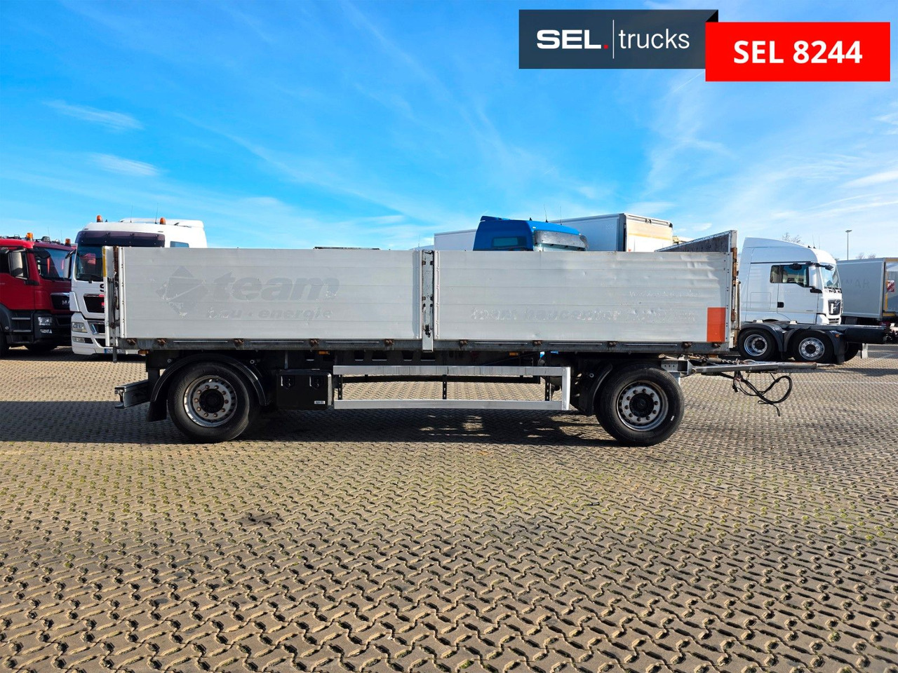 Ackermann PA-F18/7,1E BPA+ / Baustoff / 40 mm - Dropside/ Flatbed trailer: picture 4 Ackermann PA-F18/7,1E BPA+ / Baustoff / 40 mm - Dropside/ Flatbed trailer: picture 4