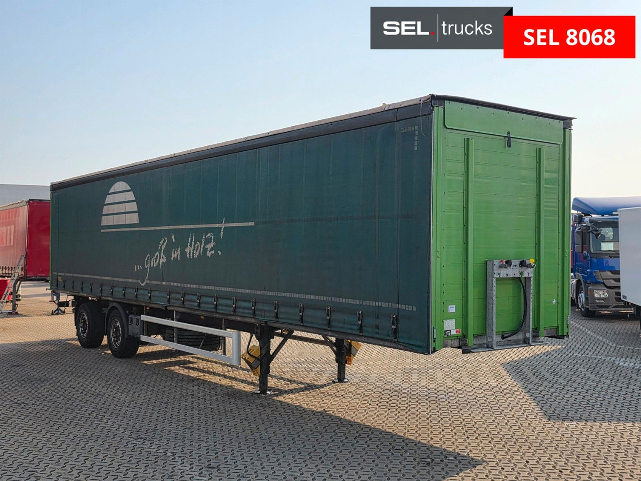Ackermann PS-F18/13.6 EZG SPS / LENKACHSE - Curtainsider semi-trailer: picture 4 Ackermann PS-F18/13.6 EZG SPS / LENKACHSE - Curtainsider semi-trailer: picture 4