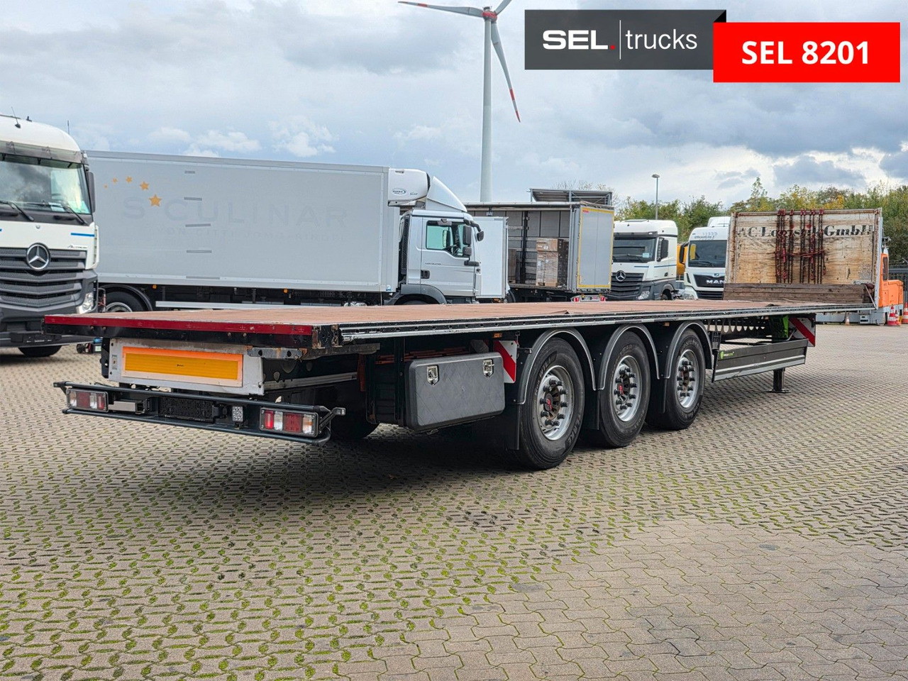 Berger SAPL 24 - Dropside/ Flatbed semi-trailer: picture 5 Berger SAPL 24 - Dropside/ Flatbed semi-trailer: picture 5