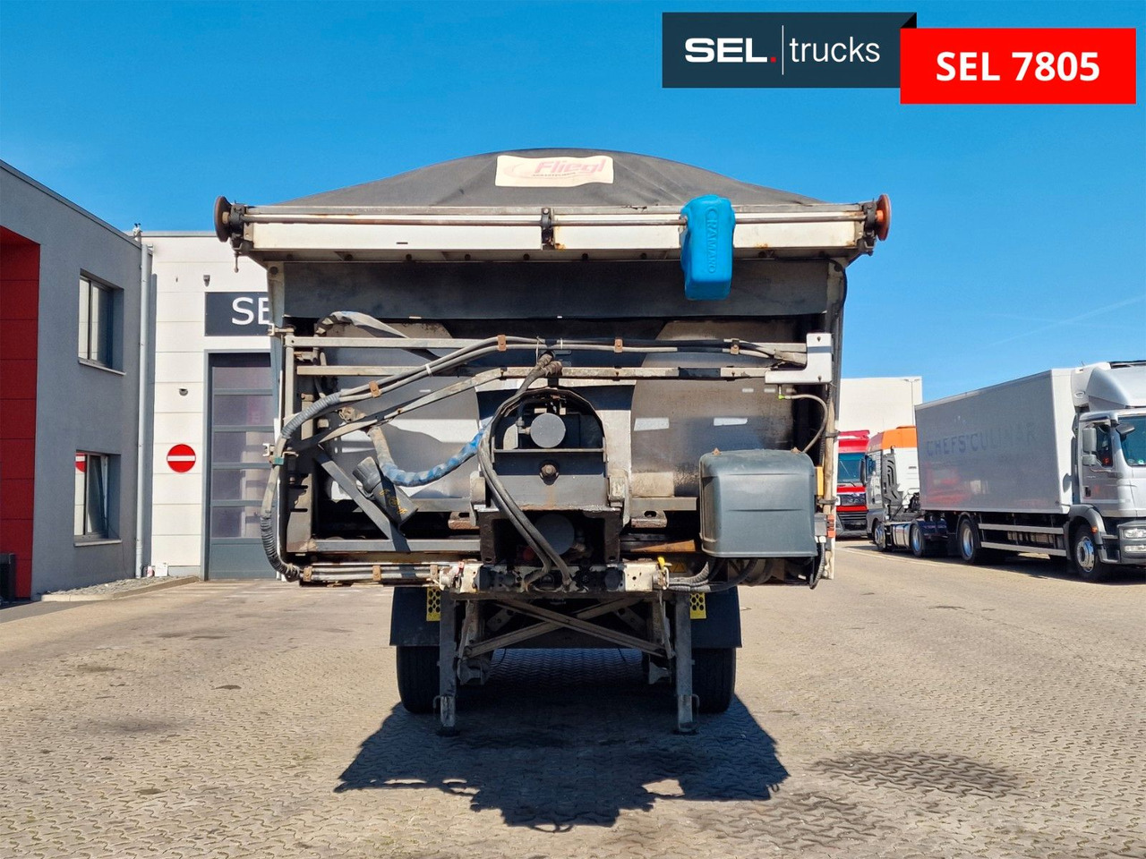 Fliegl ASS 372 Thermo / Thermomulde mit Abschiebetechn. - Tipper semi-trailer: picture 2 Fliegl ASS 372 Thermo / Thermomulde mit Abschiebetechn. - Tipper semi-trailer: picture 2