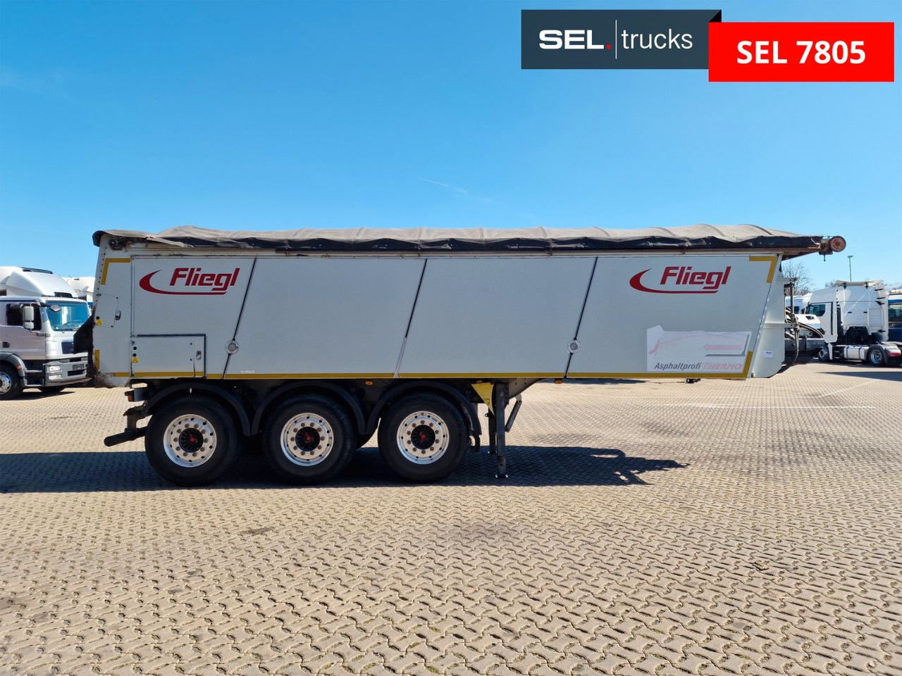 Fliegl ASS 372 Thermo / Thermomulde mit Abschiebetechn. - Tipper semi-trailer: picture 4 Fliegl ASS 372 Thermo / Thermomulde mit Abschiebetechn. - Tipper semi-trailer: picture 4