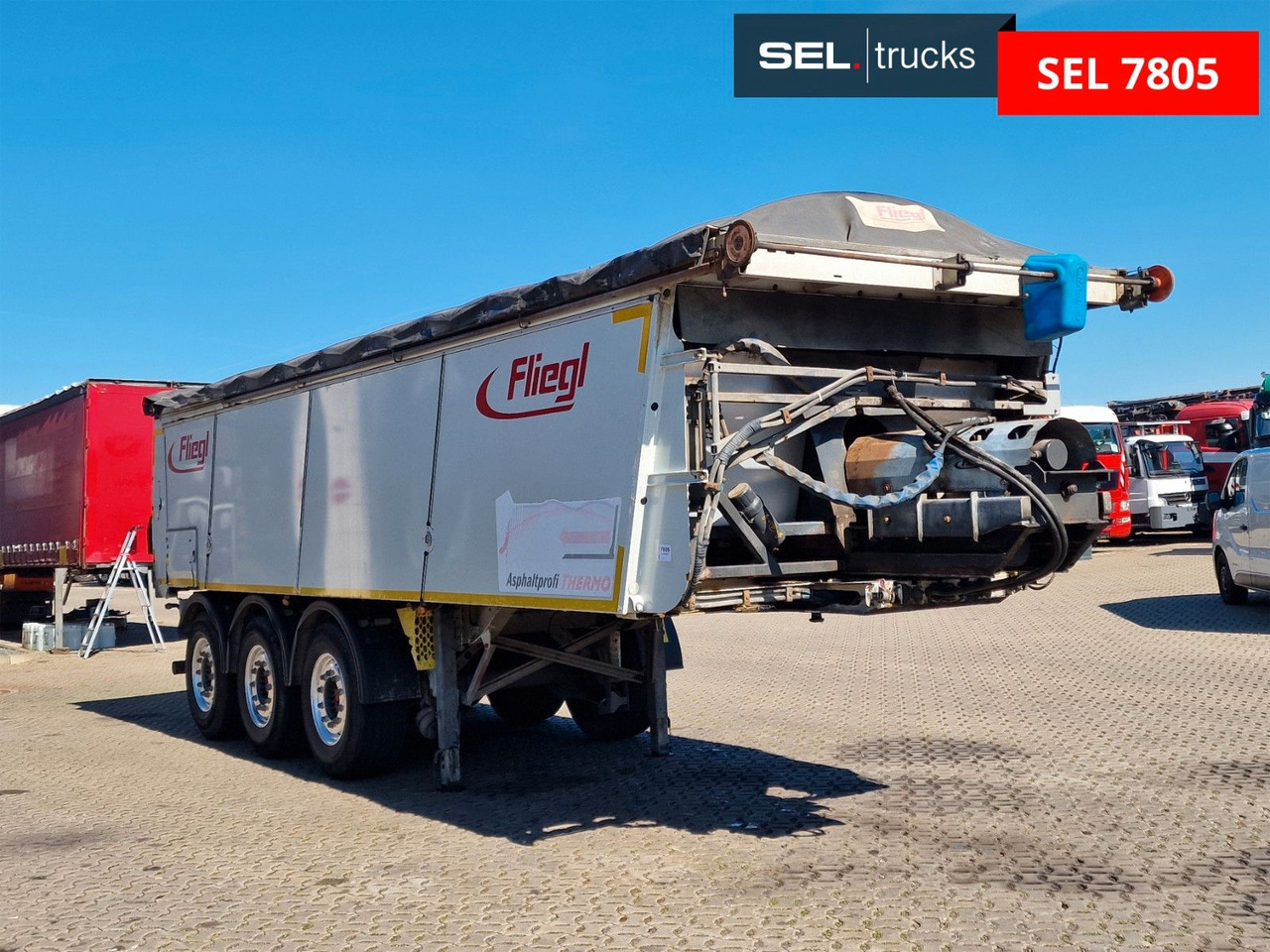 Fliegl ASS 372 Thermo / Thermomulde mit Abschiebetechn. - Tipper semi-trailer: picture 3 Fliegl ASS 372 Thermo / Thermomulde mit Abschiebetechn. - Tipper semi-trailer: picture 3