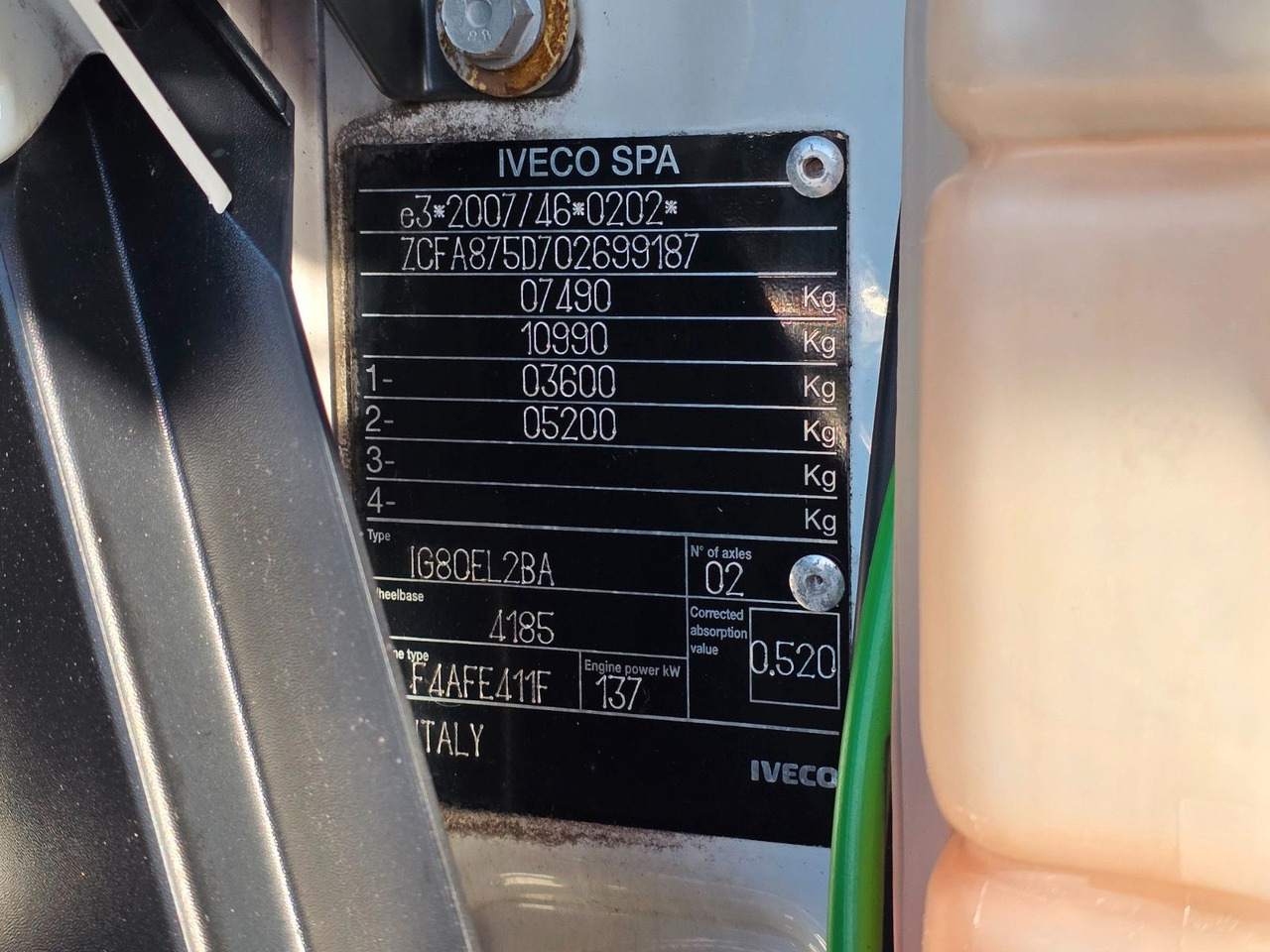 Box van Iveco Eurocargo 75-190 / Ladebordwand / 6D: picture 31 Box van Iveco Eurocargo 75-190 / Ladebordwand / 6D: picture 31