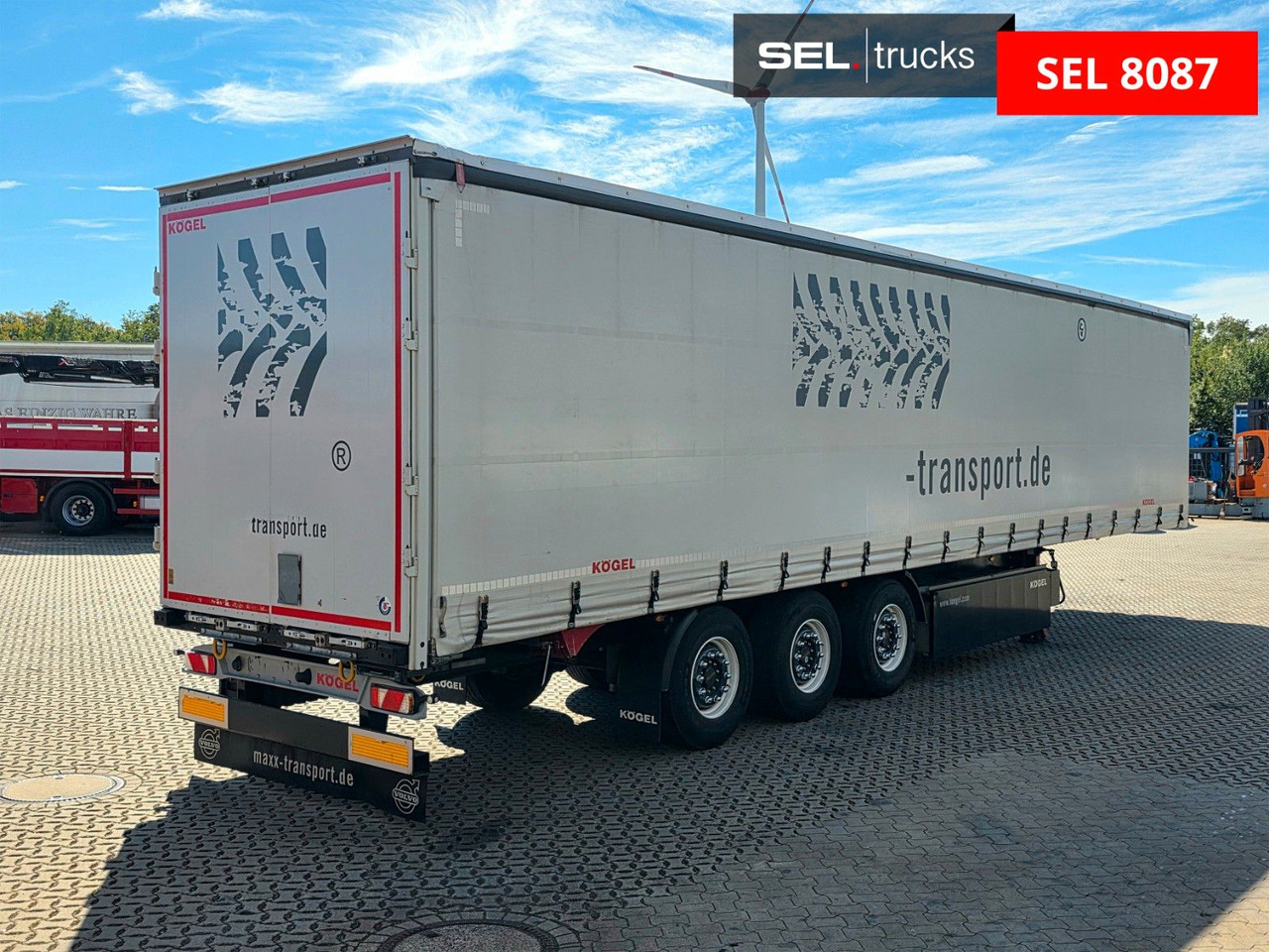 Kögel S24-1 / Palettenkasten / Liftachse - Curtainsider semi-trailer: picture 5 Kögel S24-1 / Palettenkasten / Liftachse - Curtainsider semi-trailer: picture 5