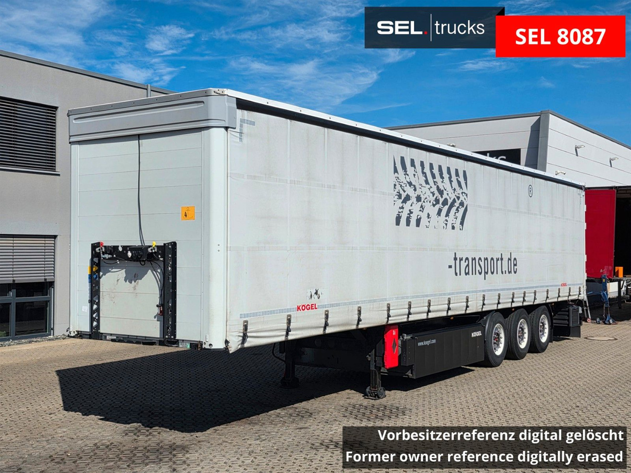 Kögel S24-1 / Palettenkasten / Liftachse - Curtainsider semi-trailer: picture 1 Kögel S24-1 / Palettenkasten / Liftachse - Curtainsider semi-trailer: picture 1