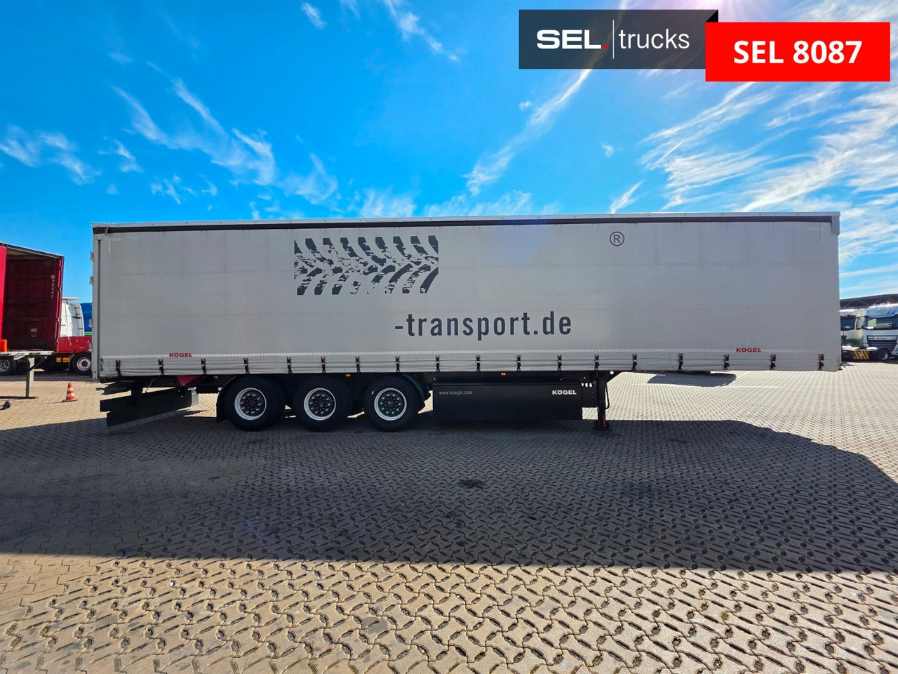 Kögel S24-1 / Palettenkasten / Liftachse - Curtainsider semi-trailer: picture 4 Kögel S24-1 / Palettenkasten / Liftachse - Curtainsider semi-trailer: picture 4