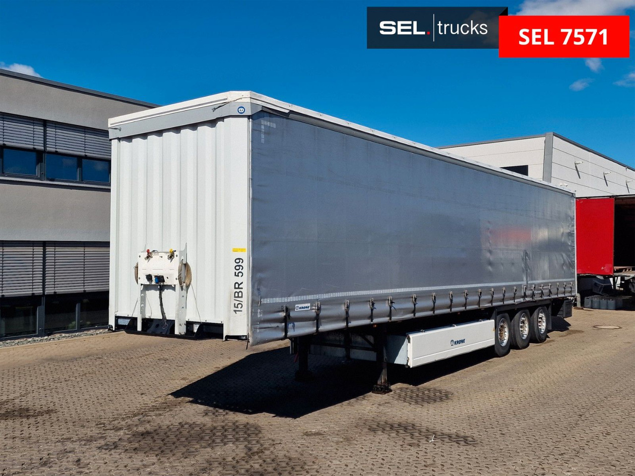 Krone SD / EDSCHA / Liftachse - Curtainsider semi-trailer: picture 1 Krone SD / EDSCHA / Liftachse - Curtainsider semi-trailer: picture 1