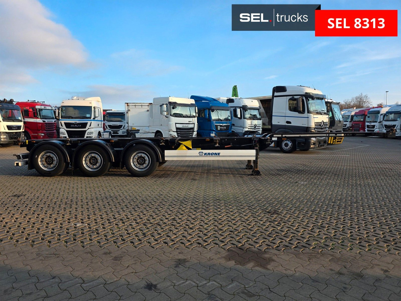 Krone SD / Teleskop / 11.035-12.640 / Liftachse - Container transporter/ Swap body semi-trailer: picture 4 Krone SD / Teleskop / 11.035-12.640 / Liftachse - Container transporter/ Swap body semi-trailer: picture 4