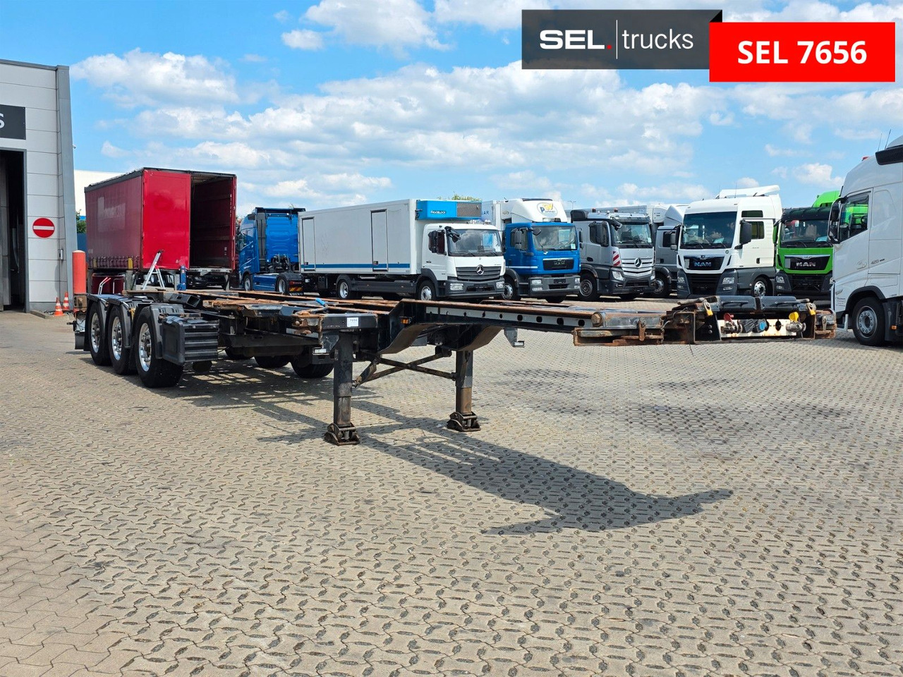 Krone SD / Teleskop / Alu-Felgen / Liftachse - Container transporter/ Swap body semi-trailer: picture 3 Krone SD / Teleskop / Alu-Felgen / Liftachse - Container transporter/ Swap body semi-trailer: picture 3