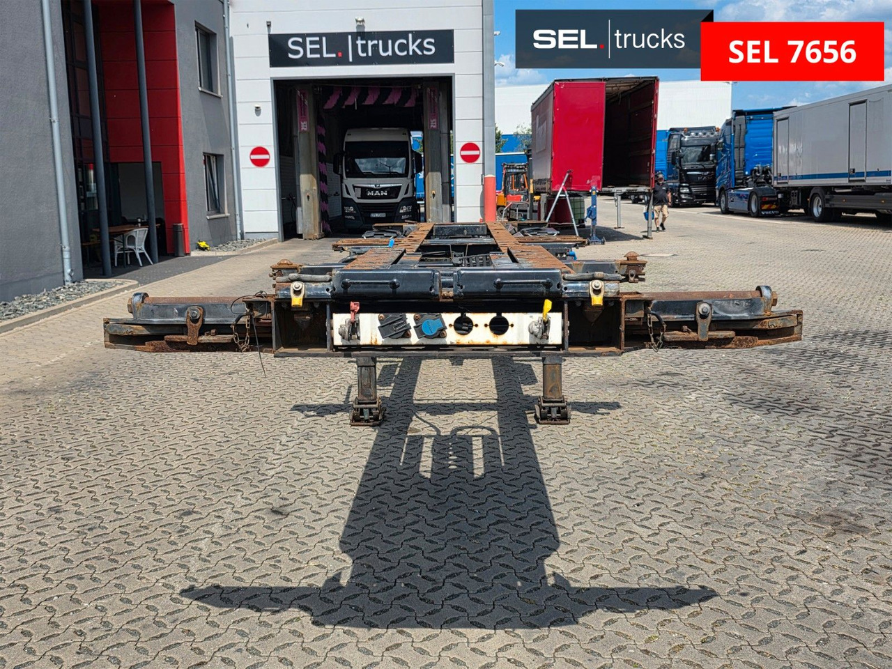 Krone SD / Teleskop / Alu-Felgen / Liftachse - Container transporter/ Swap body semi-trailer: picture 2 Krone SD / Teleskop / Alu-Felgen / Liftachse - Container transporter/ Swap body semi-trailer: picture 2