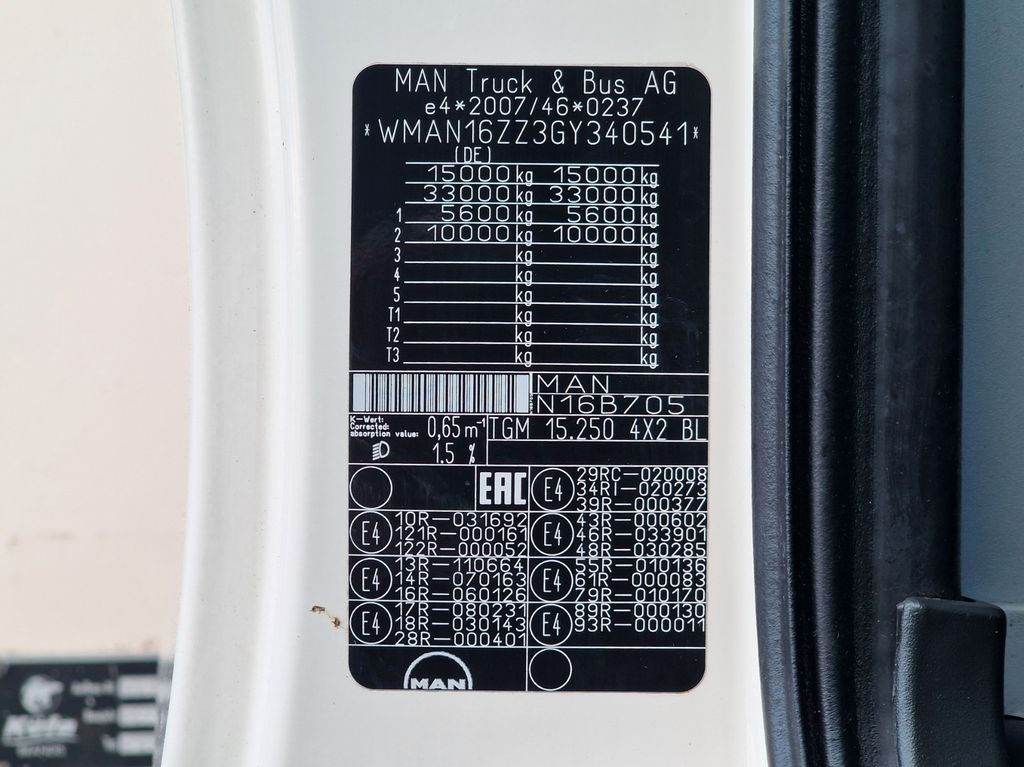 Refrigerator truck MAN TGM 15.250 4X2 BL / Ldbw /Triple Verdampfer: picture 15