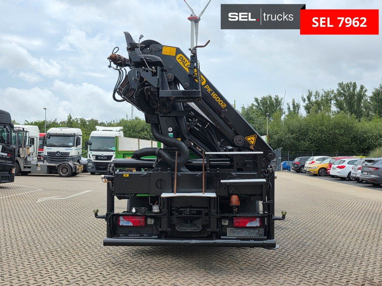 Crane truck MAN TGS 26.360 6x2-2 BL/ Palfinger 16002 / Lenkachse: picture 6