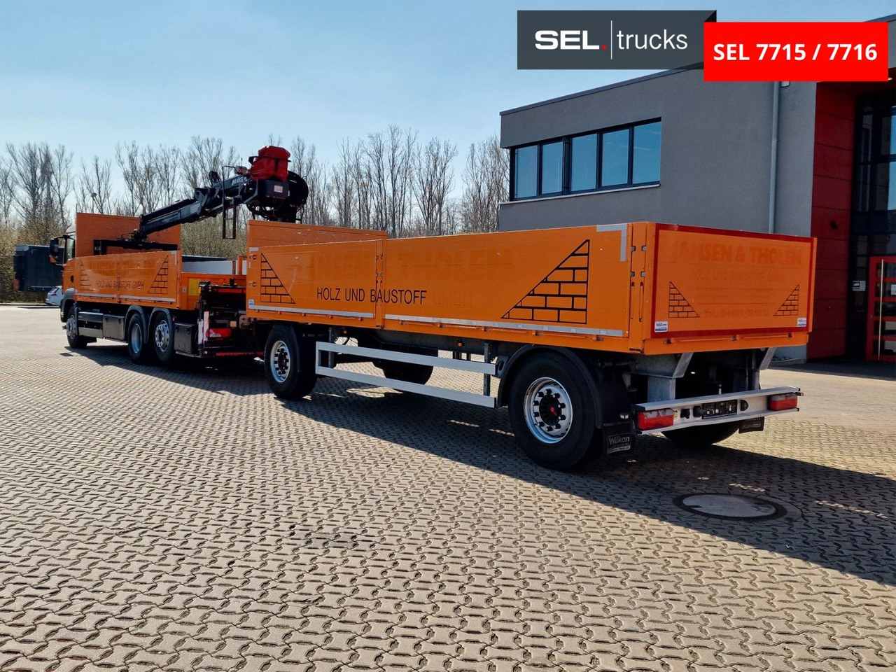 Crane truck MAN TGS 26.420 6x2-4 BL / MKG  HLK181/ Lenk/KOMPLETT: picture 7