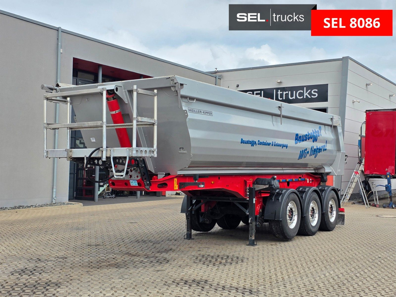 Meiller KISA3 / Alu-Felgen / Liftachse - Tipper semi-trailer: picture 1 Meiller KISA3 / Alu-Felgen / Liftachse - Tipper semi-trailer: picture 1